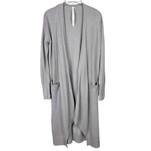 Lululemon Lunar Lengths Long Sleeve Open Front Cashmere Blend Duster Sweater 6 - Picture 3 of 8